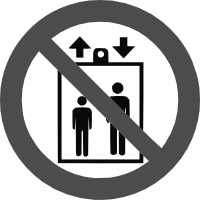 знак запрещается пользоваться лифтом